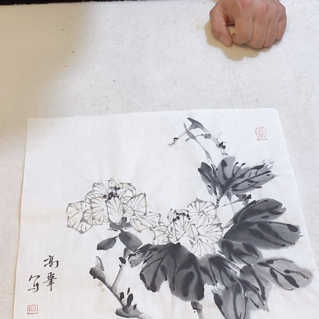 国画高峰手绘写意画