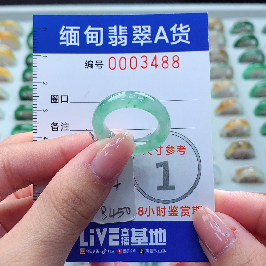 未镶嵌戒圈翡翠14号