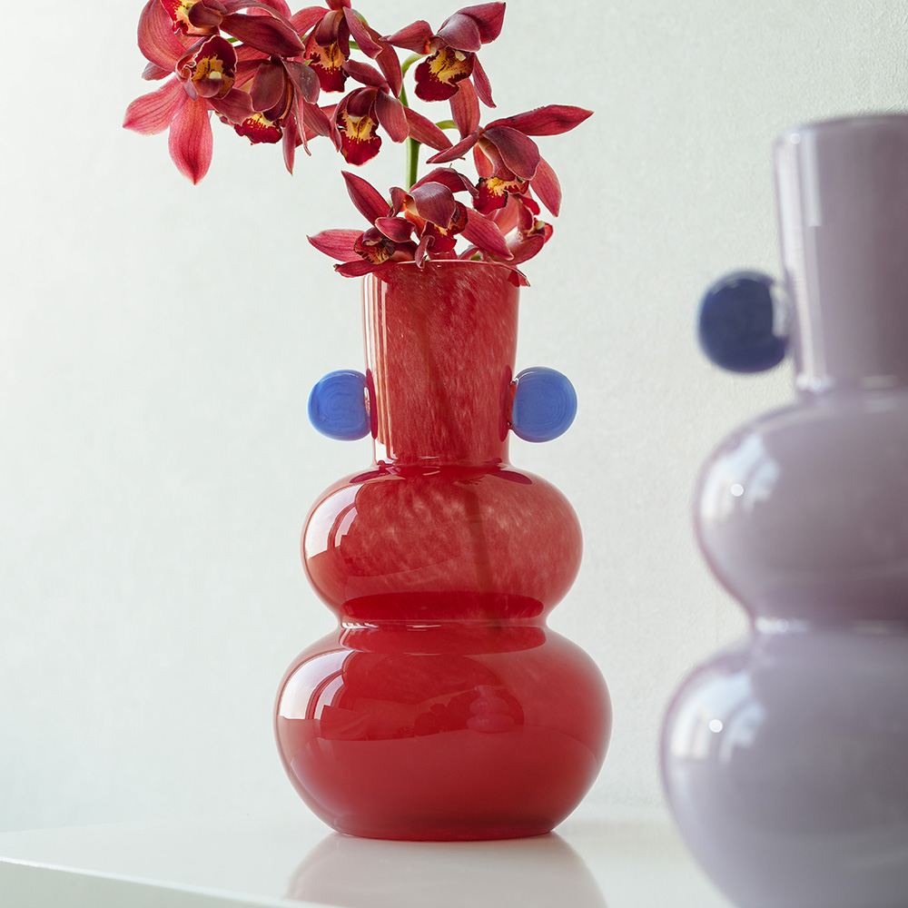 欧式葫芦玻璃花瓶客厅办公室插花玻璃客厅玄关花瓶（直播间同价）