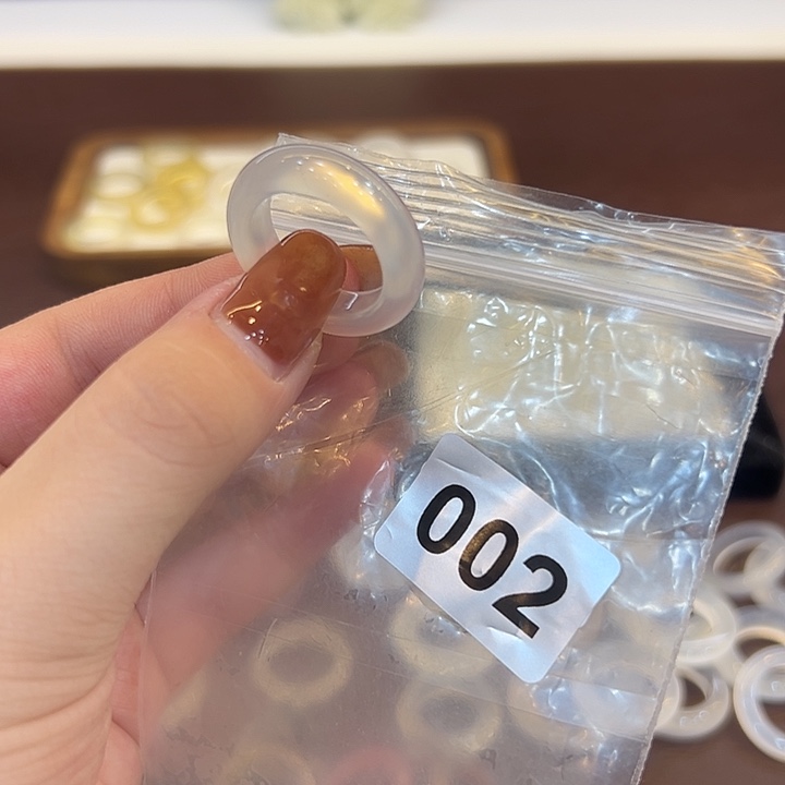 玛瑙/玉髓合金戒指2港22