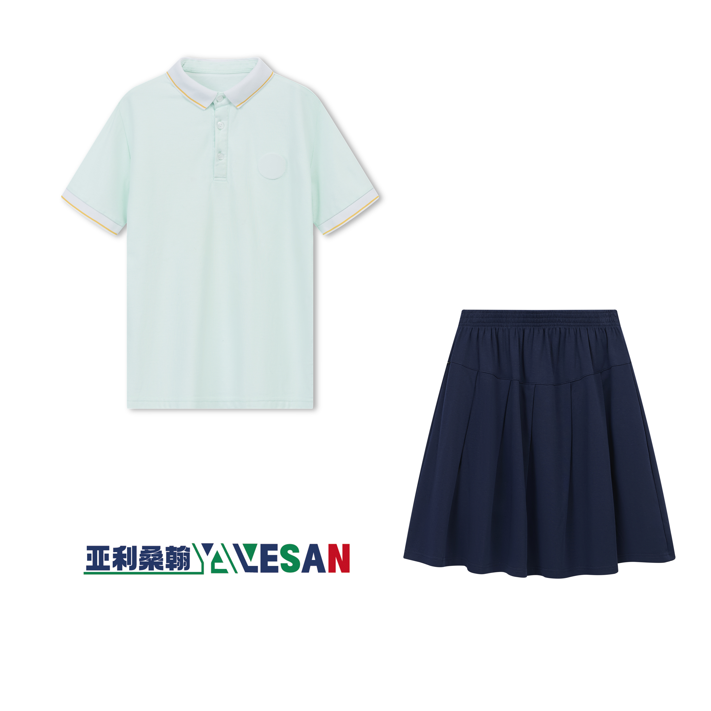 南昌珠市学校学生珠地棉夏装T恤校服