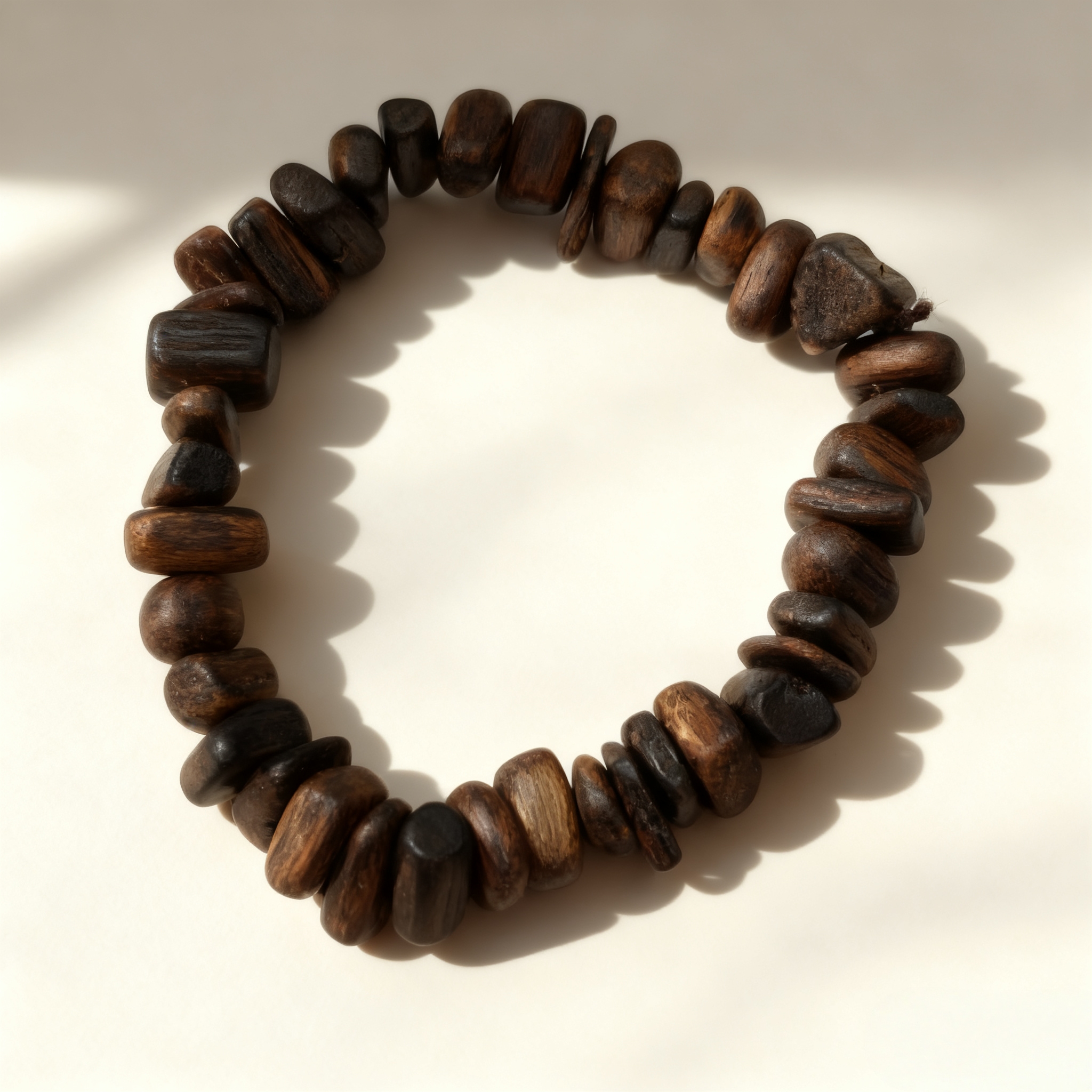 增香沉香木增香沉香木随形珠单圈素圈款 精品手串 无礼盒 AC 0019