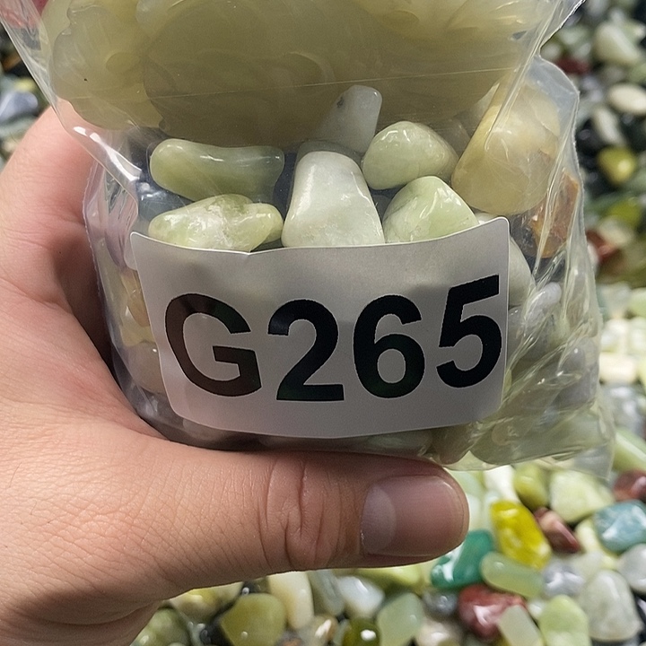 岫玉鱼缸石未镶嵌