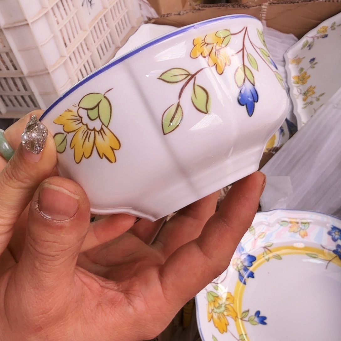 搪瓷骨瓷陶瓷餐具家用陶瓷