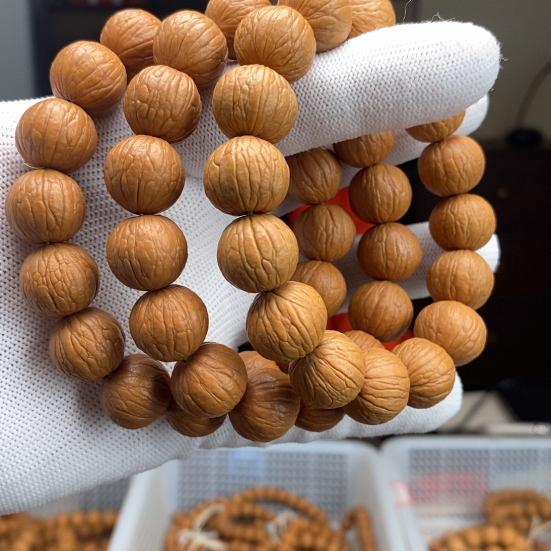 核桃手串/手链15.8聚宝盆同尺同尺