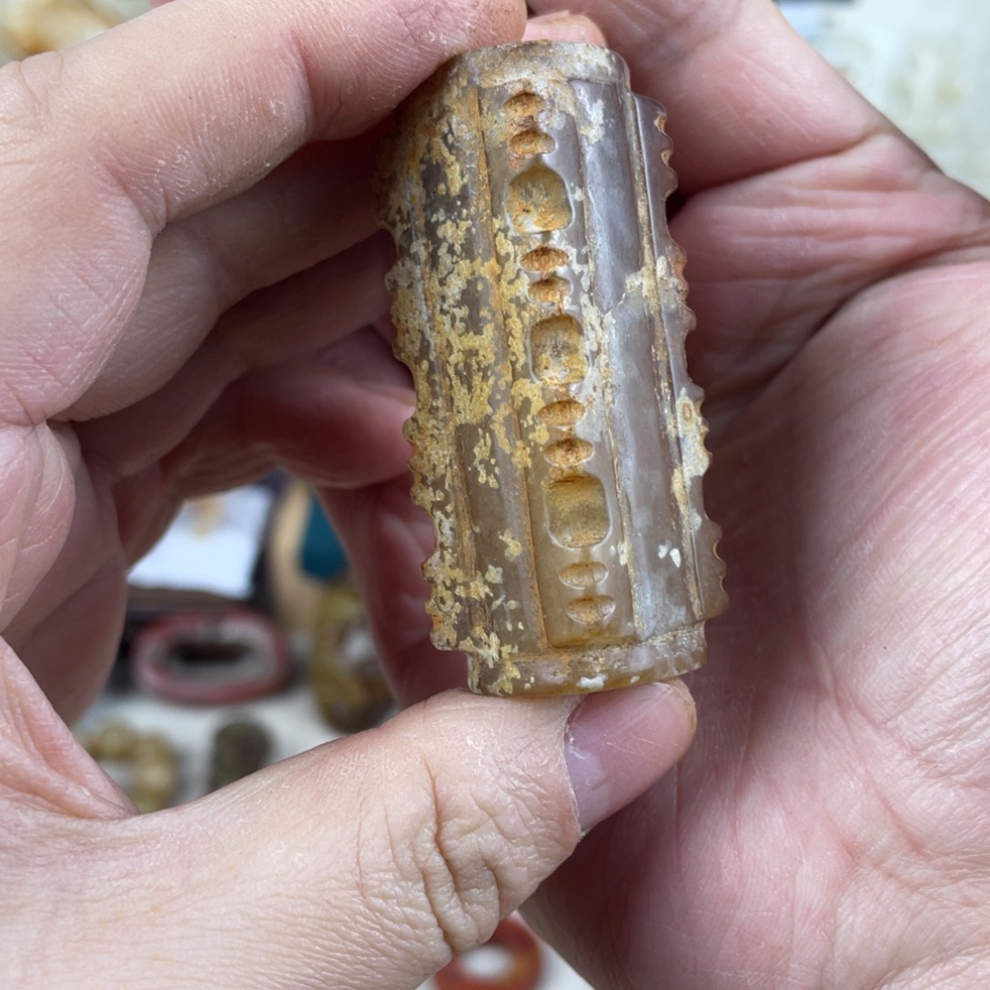 蛇纹石玉合金车挂