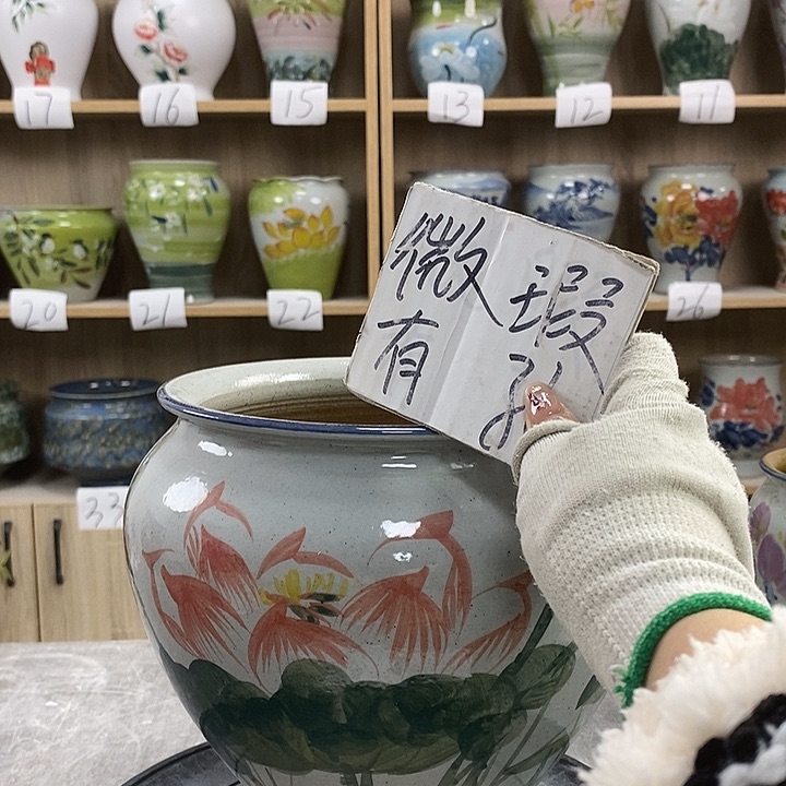 缸13xc景德镇陶瓷花盆