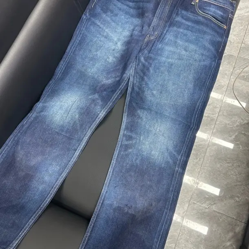 美式高端复古直筒高克重牛仔裤