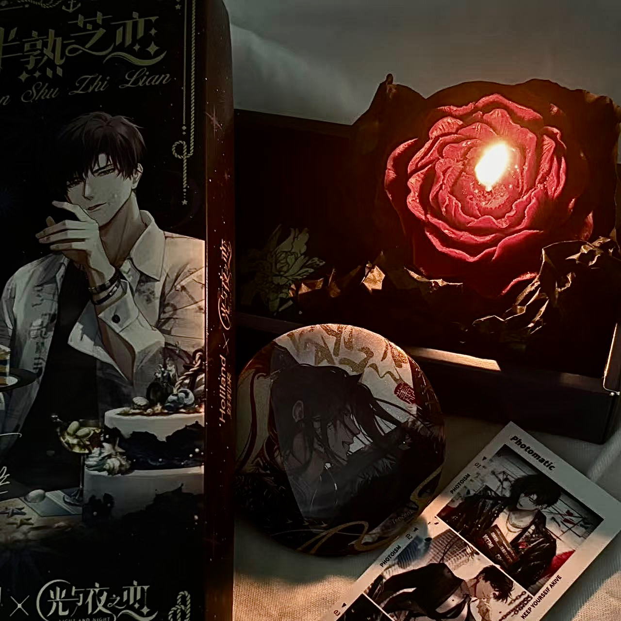 【她烛】低温香薰蜡烛42度-鎏金玫瑰花