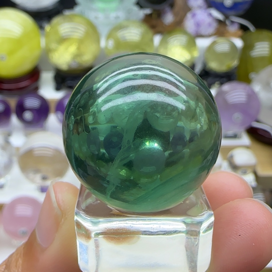 水晶珠宝半成品未镶嵌29.3mm