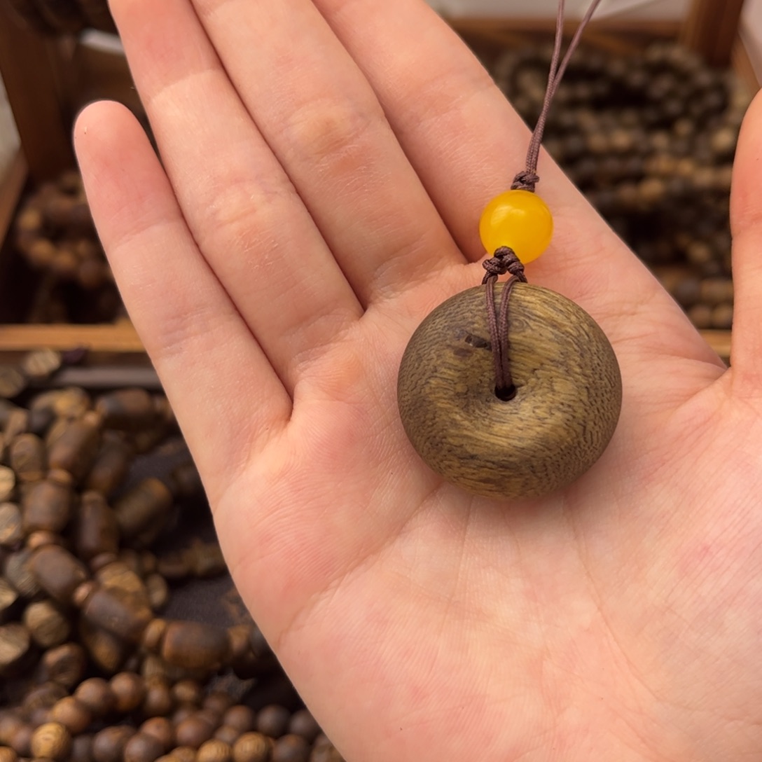 平安扣单个福利款7克绿奇楠