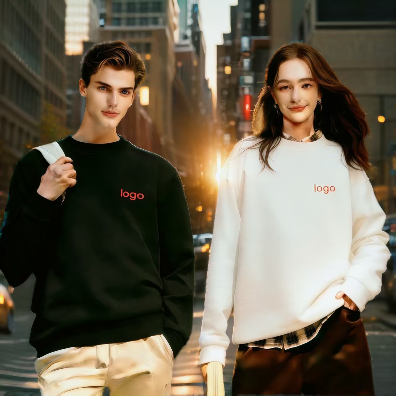 【刺绣款】潮流圆领秋冬款卫衣