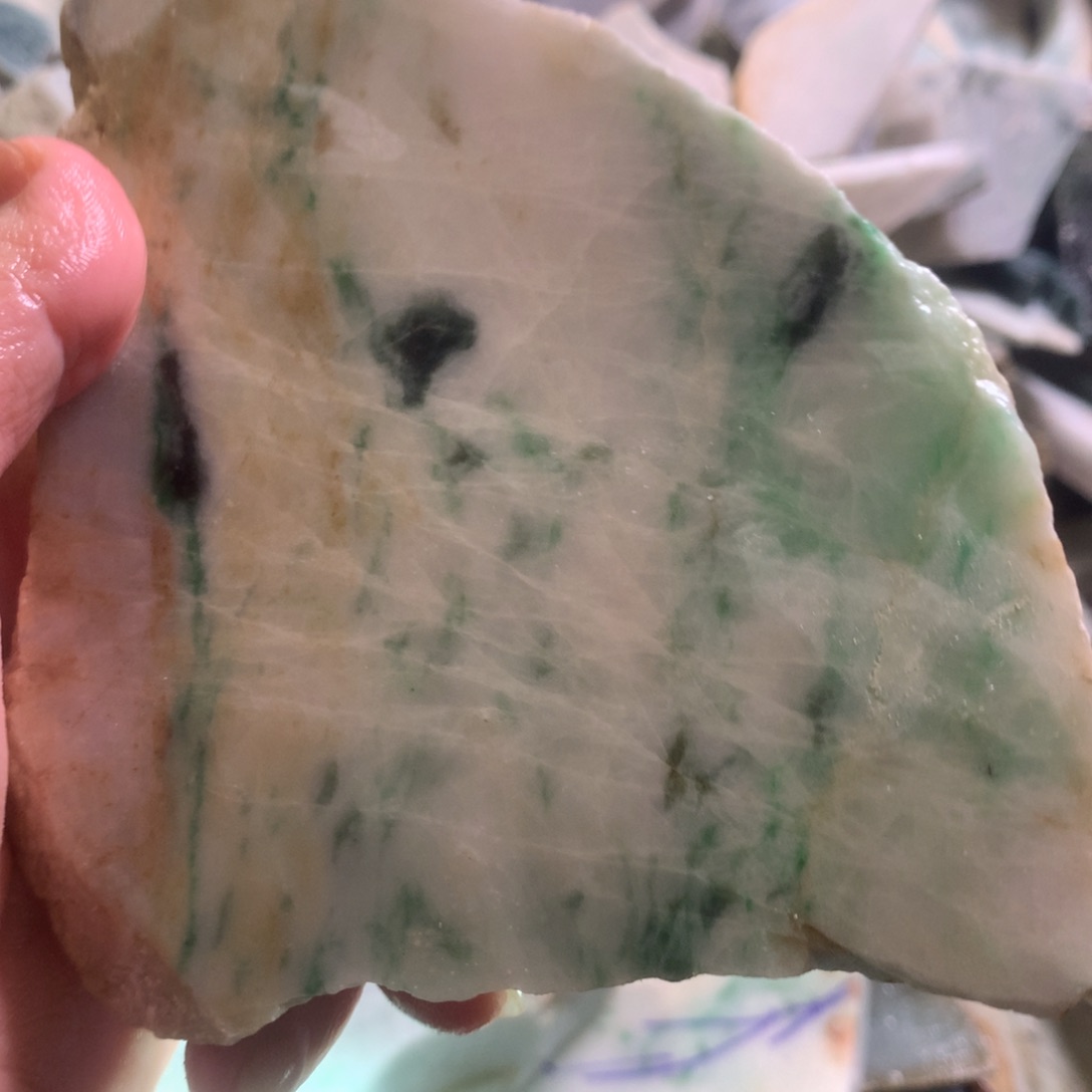 翡翠颈饰未镶嵌缅甸翡翠