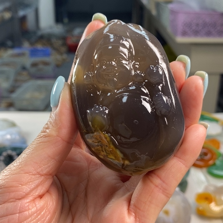 玛瑙/玉髓未镶嵌吊坠(不含链)