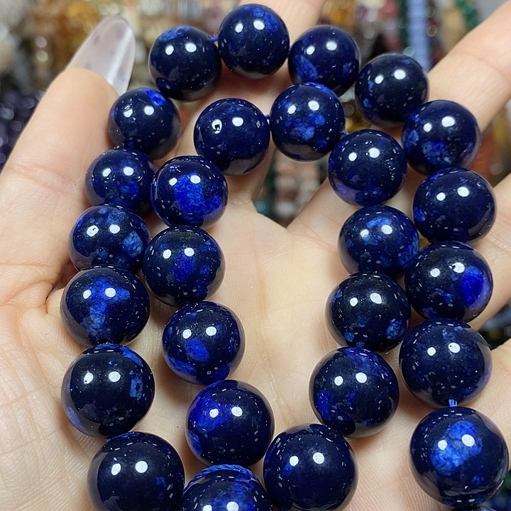 玛瑙/玉髓未镶嵌珠宝半成品三生石卡14mm