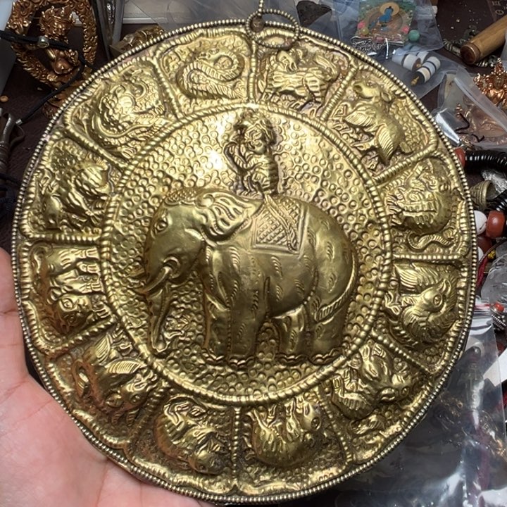 铜星月菩提吊坠项链