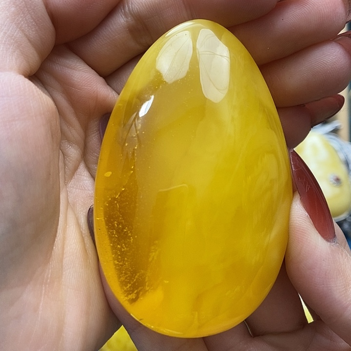 琥珀颈饰未镶嵌吊坠