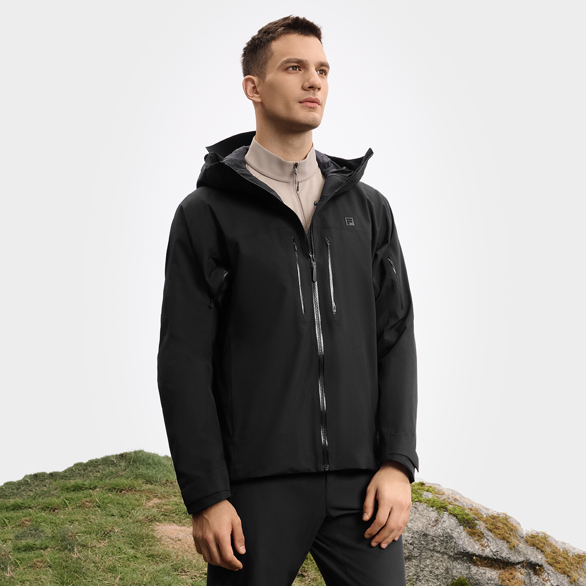 Fila/斐乐【敦煌博物馆联名】男子专业运动单层冲锋衣A11M517709F