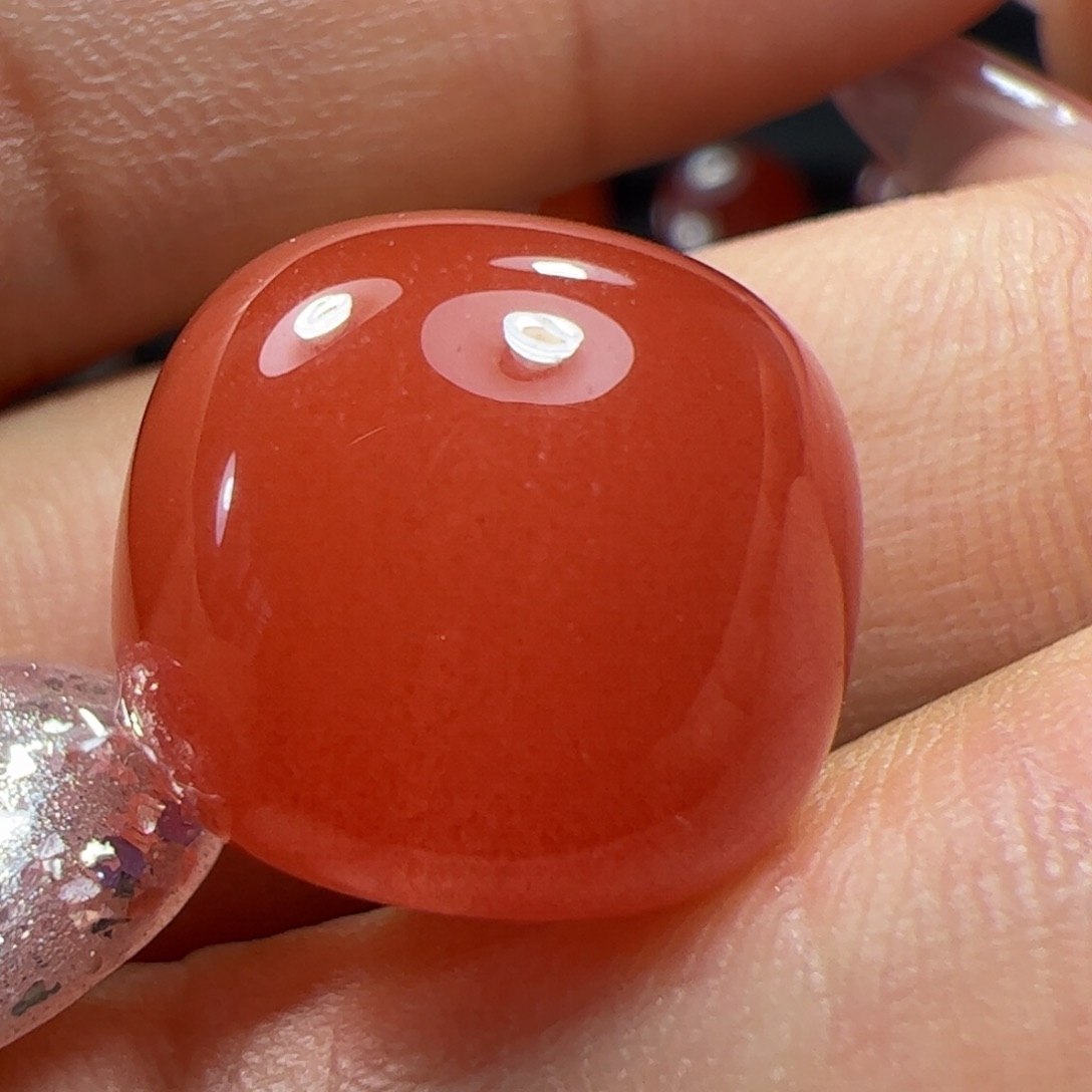 南红玛瑙珠子未镶嵌