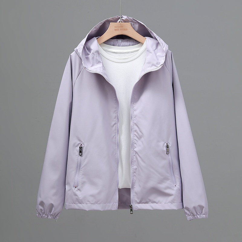 2025春秋新款男女防风防水冲锋衣外套休闲连帽上衣宽松风衣夹克