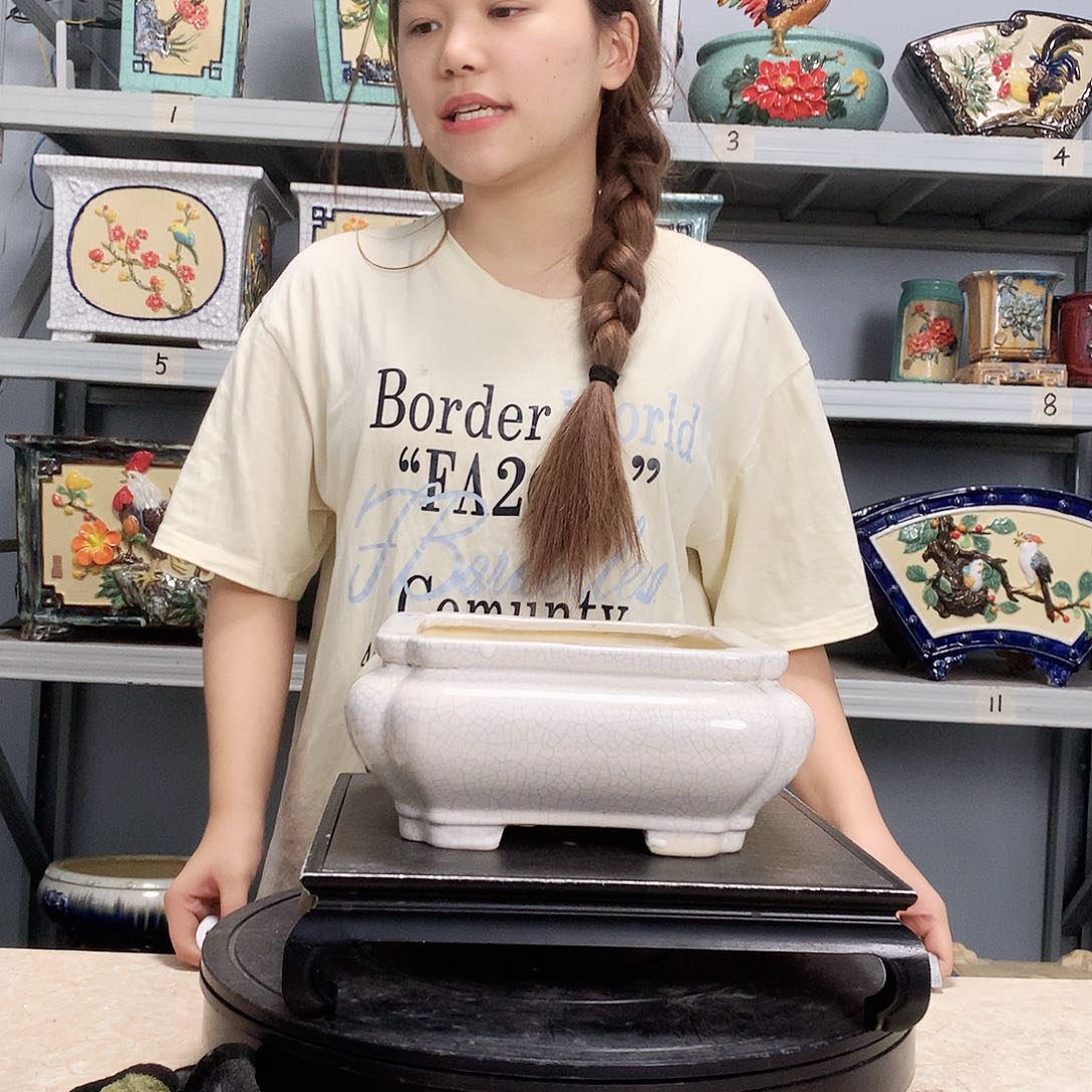 实物拍摄湾盆石湾盆盆