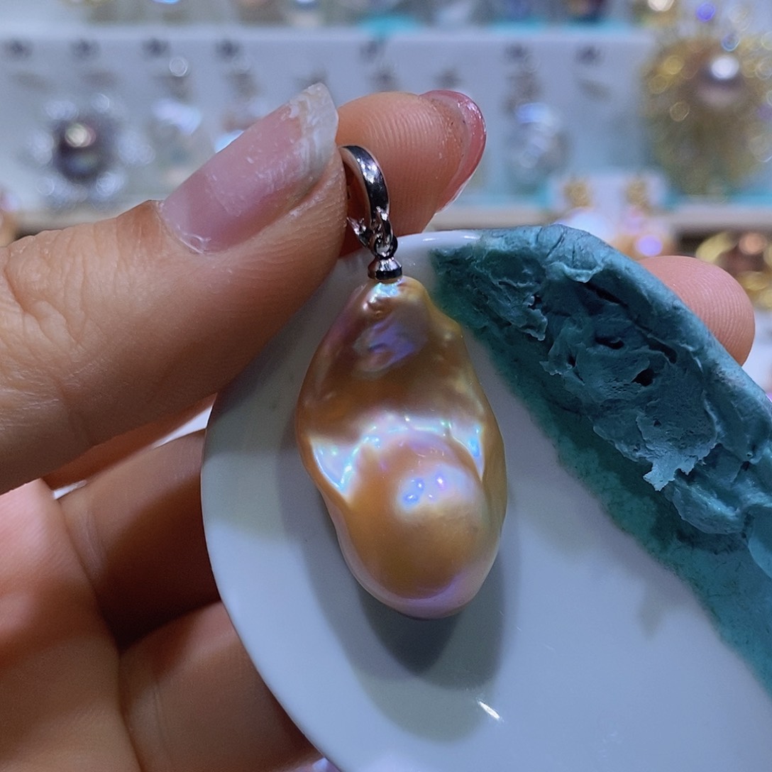 未镶嵌淡水珍珠吊坠