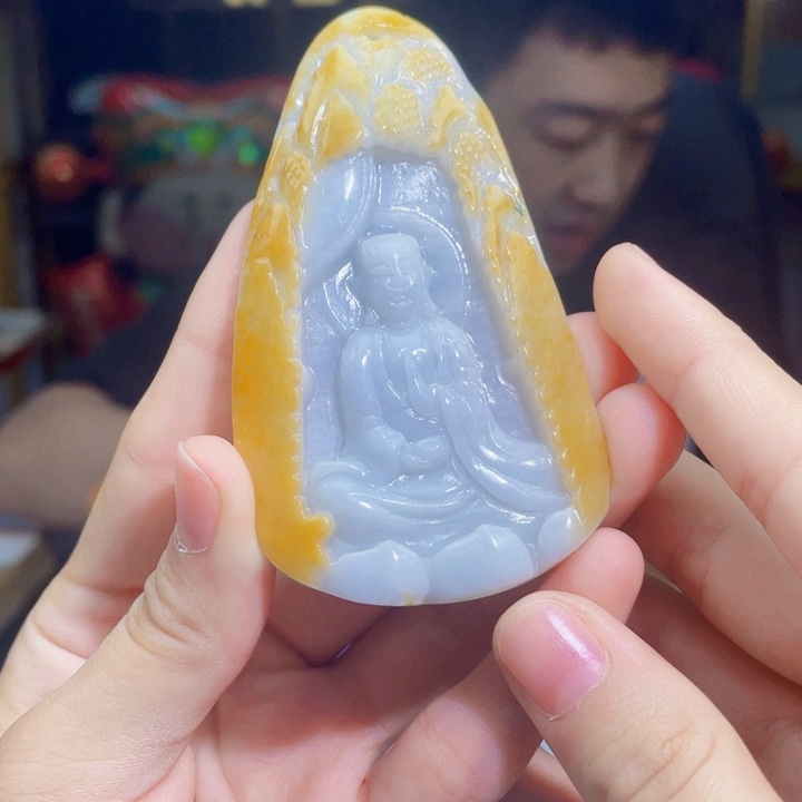 翡翠未镶嵌吊坠(不含链)A33