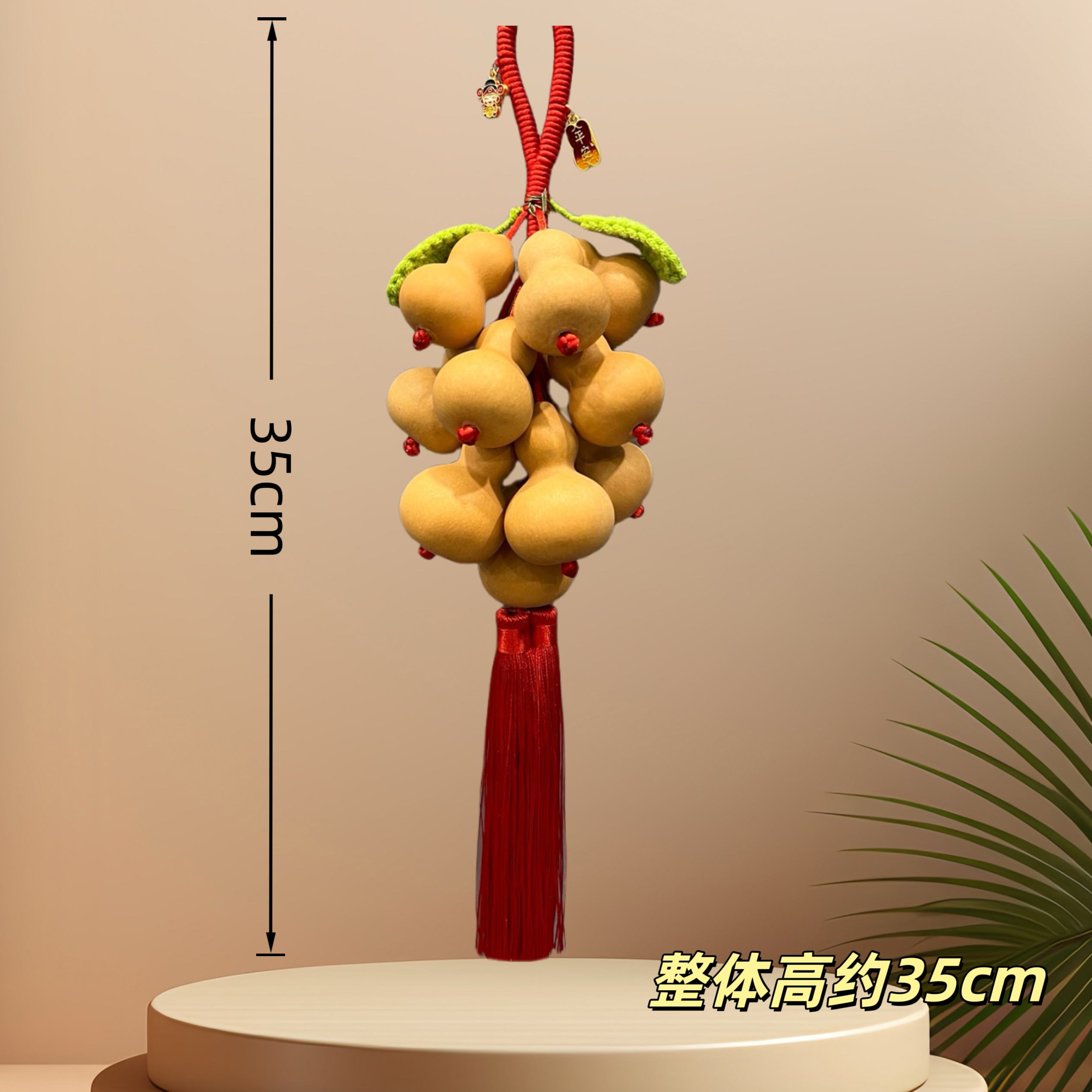 天然老皮真皮葫芦鸿运当头新款十全十美葫芦挂件