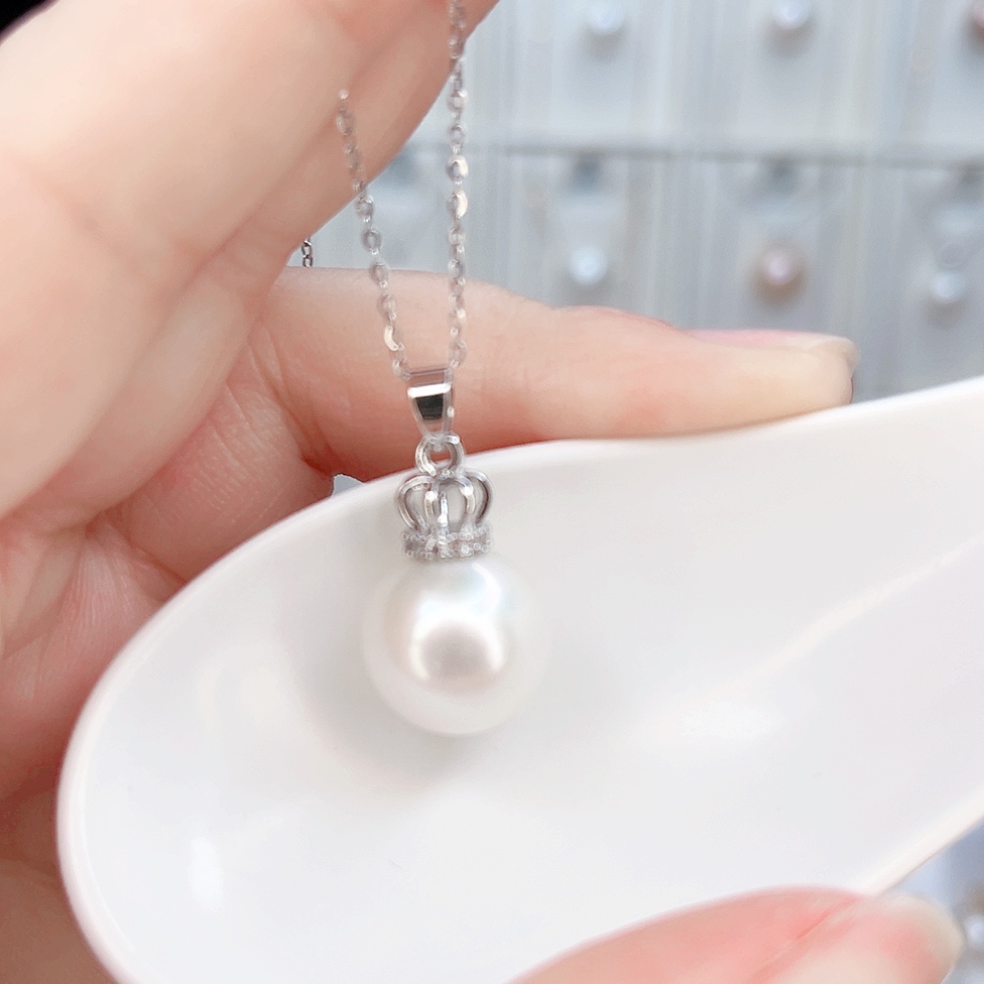 合金淡水珍珠吊坠(赠链)