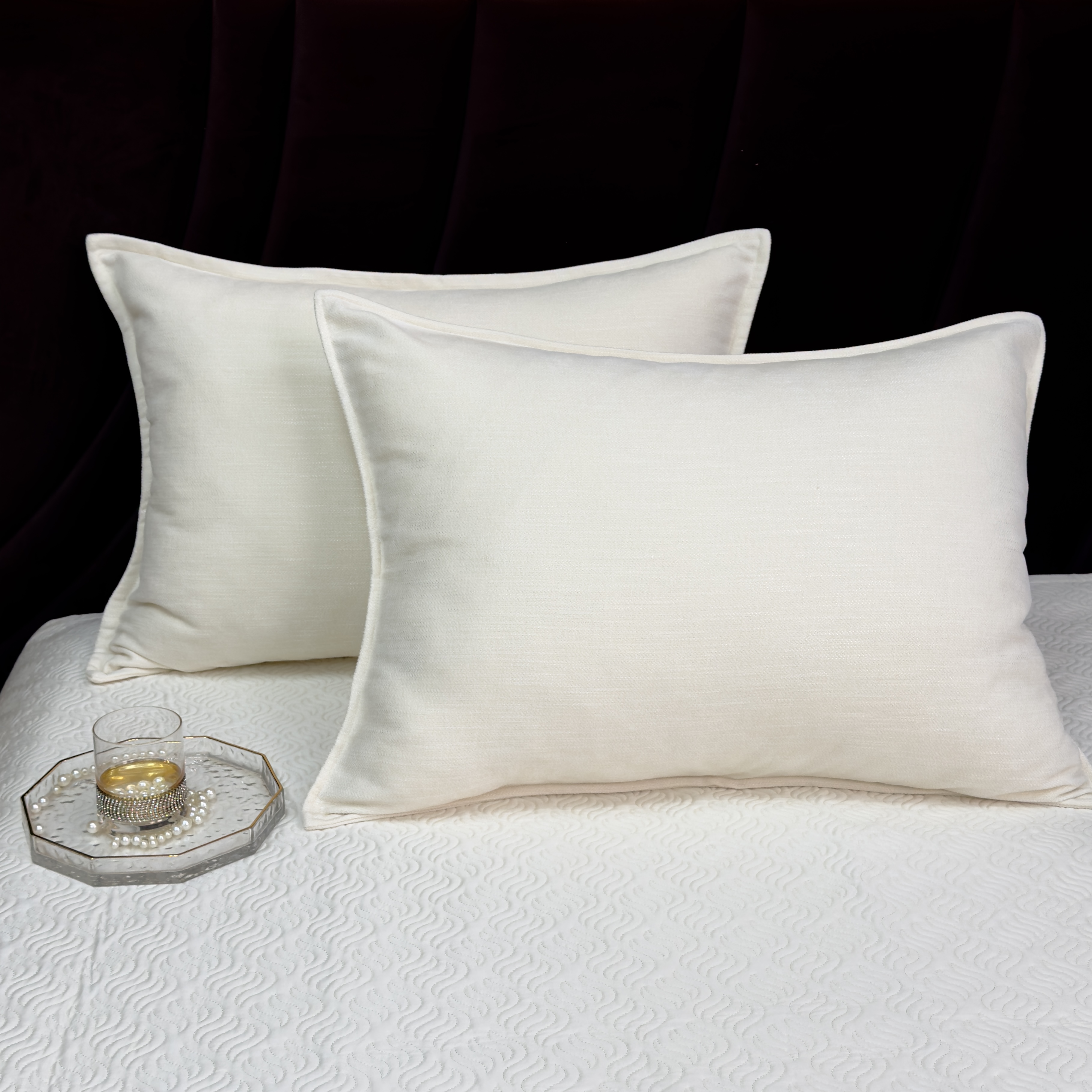 安第斯单靠垫 纯色简约轻奢靠背枕/大靠背枕芯可拆卸加厚抱枕