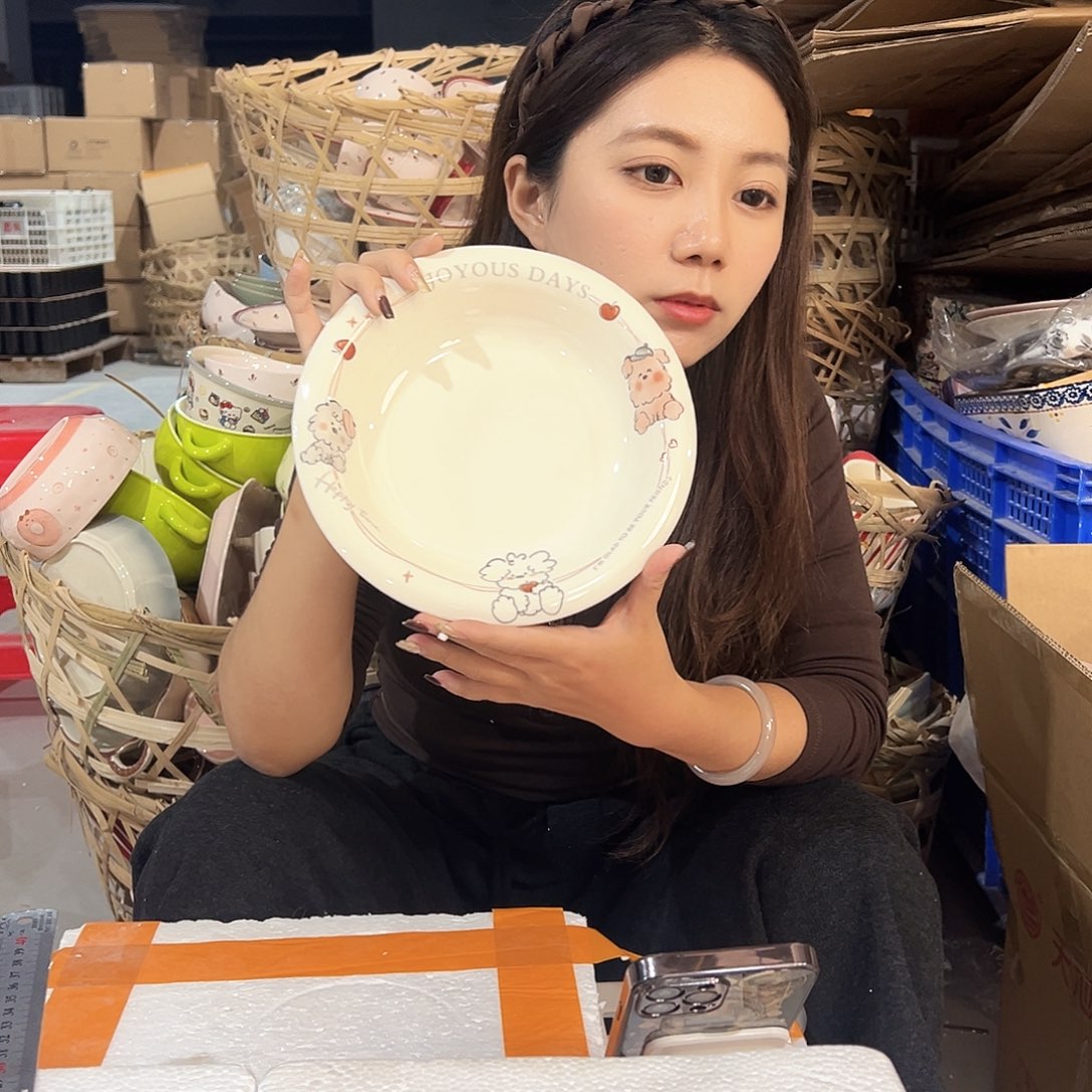 潮州陶瓷工厂微瑕8寸