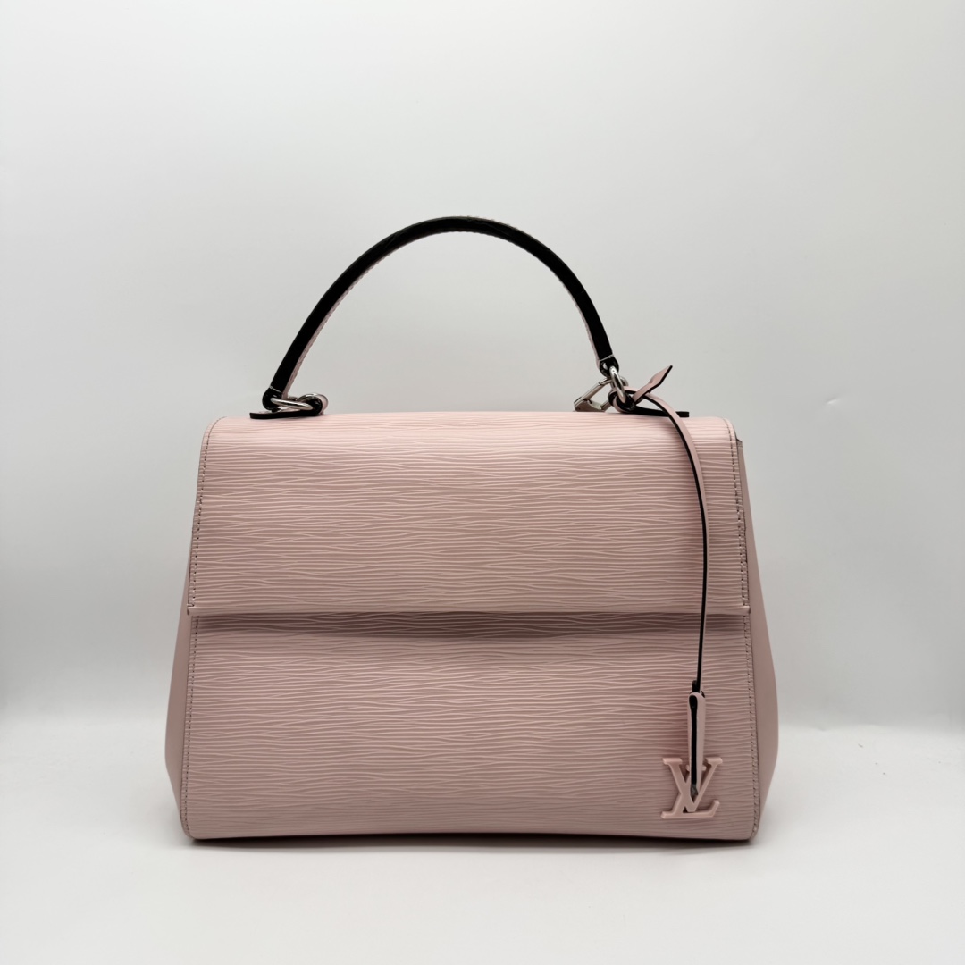 95新 LouisVuitton/路易威登 粉色 克鲁尼 中号 手提 单肩 斜挎包