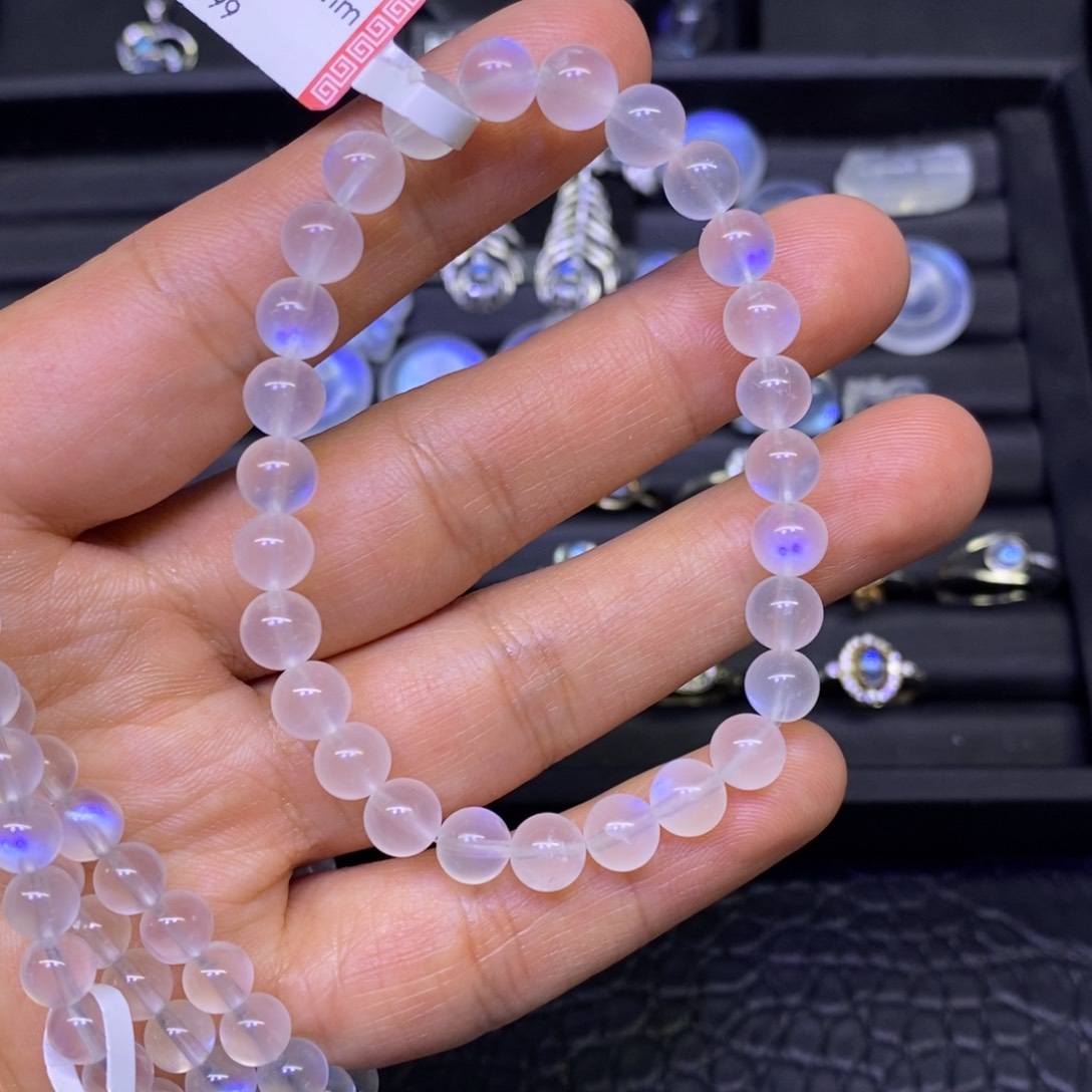 月光石手链未镶嵌阝*陈