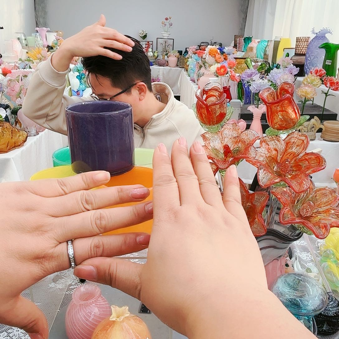 福利不退不换琉璃花瓶艺术品