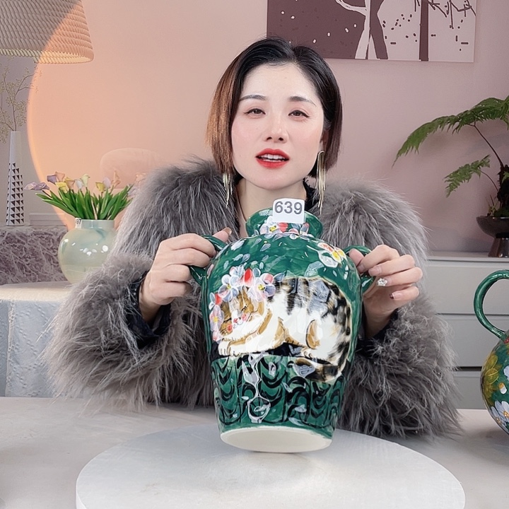 好***伴摆件639 景德镇陶瓷艺术精品