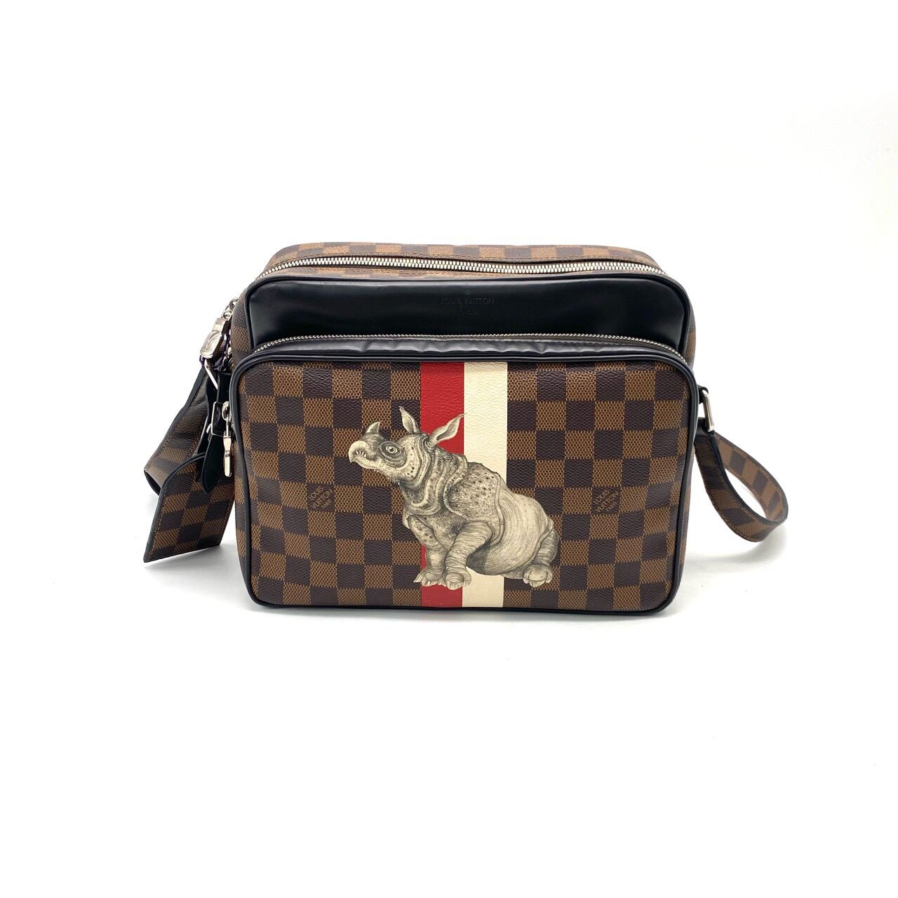 95新 LouisVuitton/路易威登 动物园限量款邮差包 尺寸26/20 