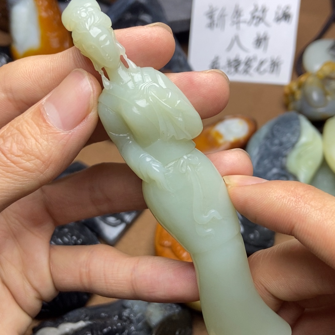 和田玉挂件未镶嵌