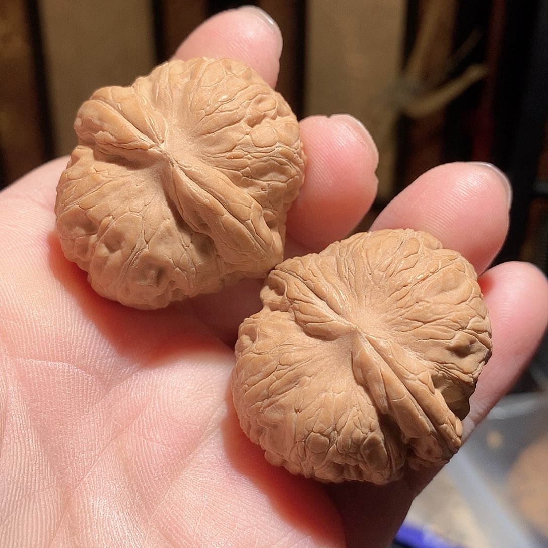 文玩核桃把件40元宝全品