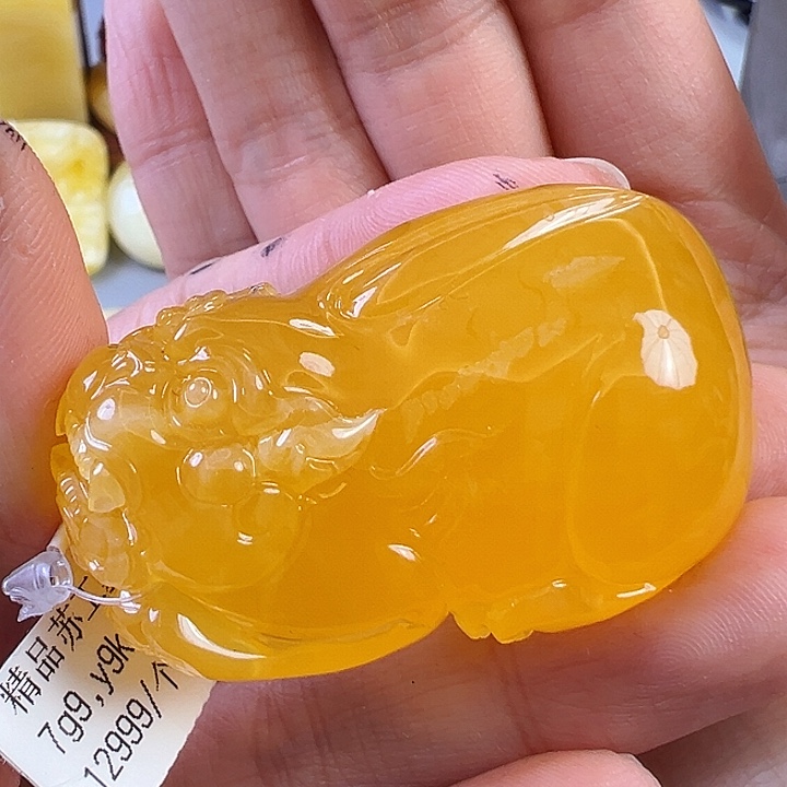 蜜蜡颈饰未镶嵌蜜蜡