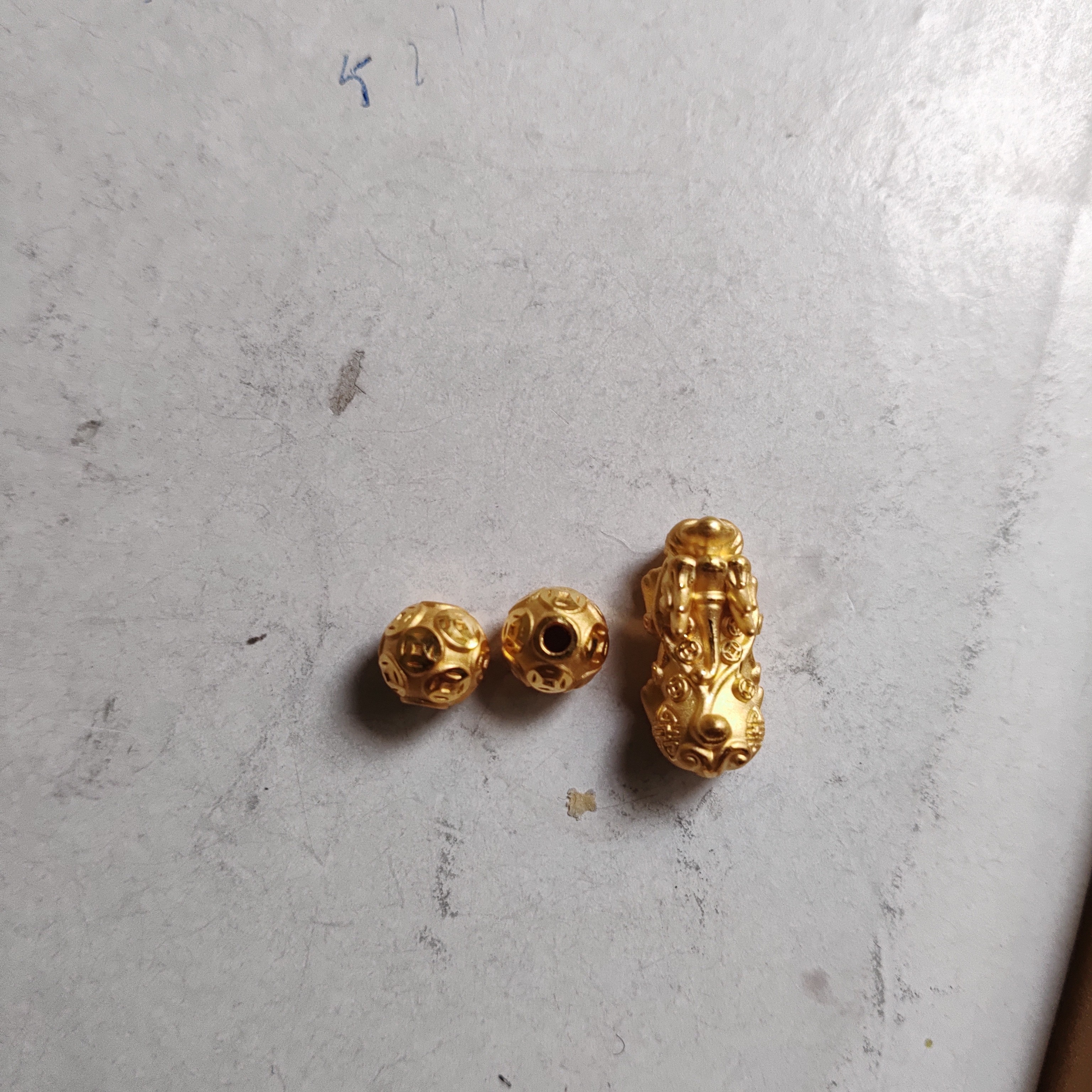 金元宝足金999貔貅珠子首饰