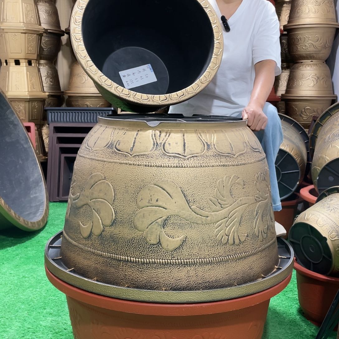 园盆古铜五零两个