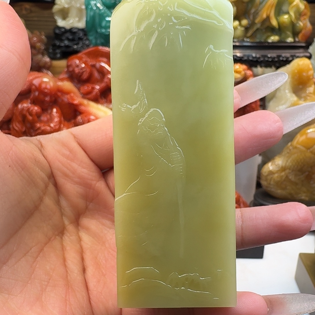 向***葵寿山石精品大印章