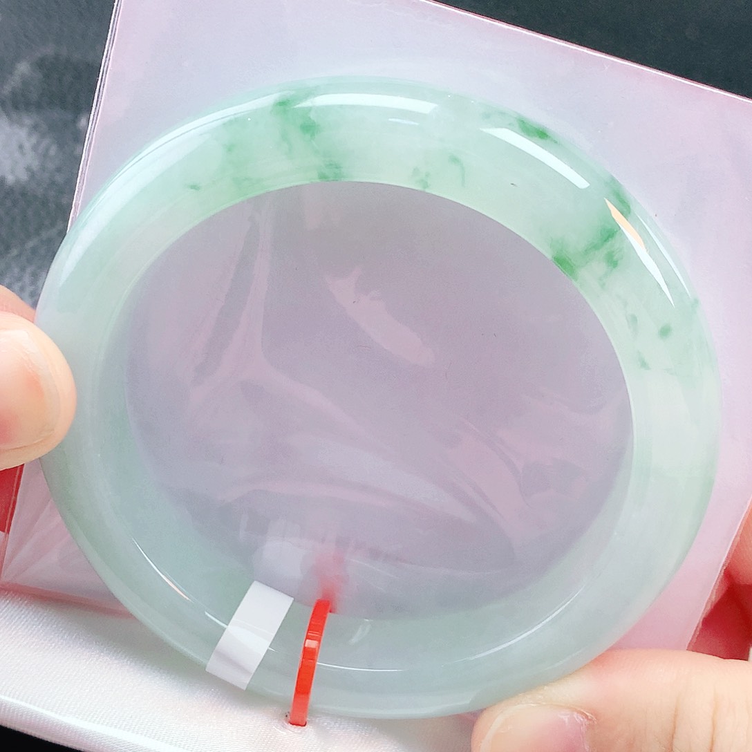 未镶嵌手镯翡翠57圈