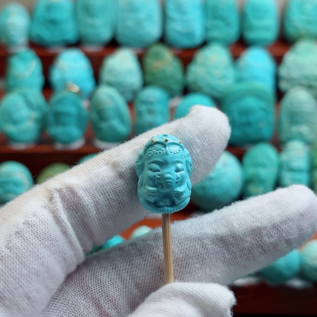 绿松石未镶嵌配饰