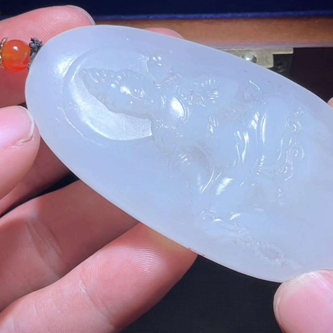 和田玉玉石挂件 d1224拍一发一