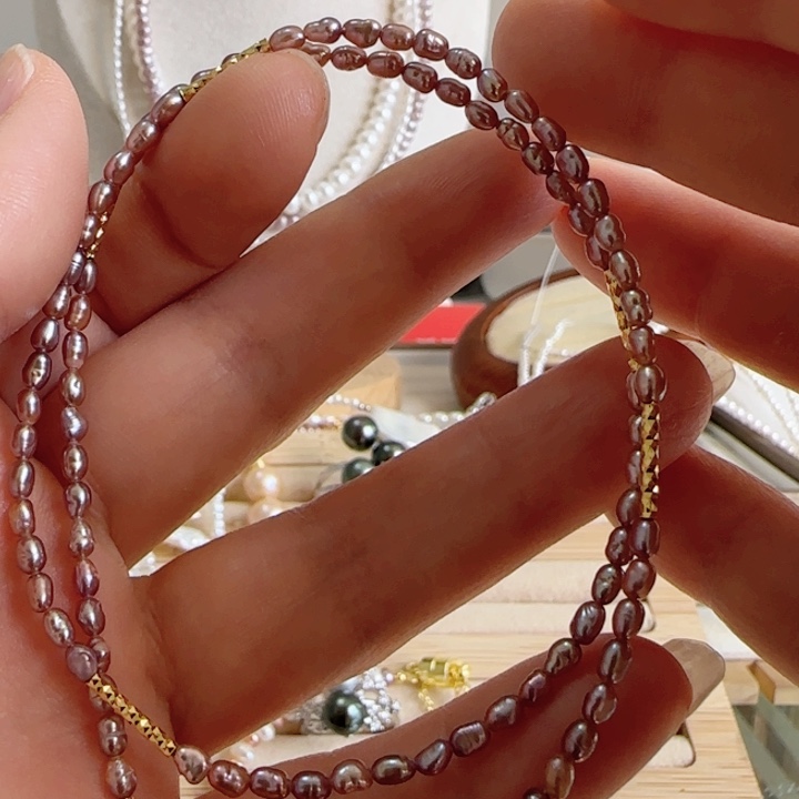 未镶嵌淡水珍珠2左右克旭巴极光炫彩有正常生长纹