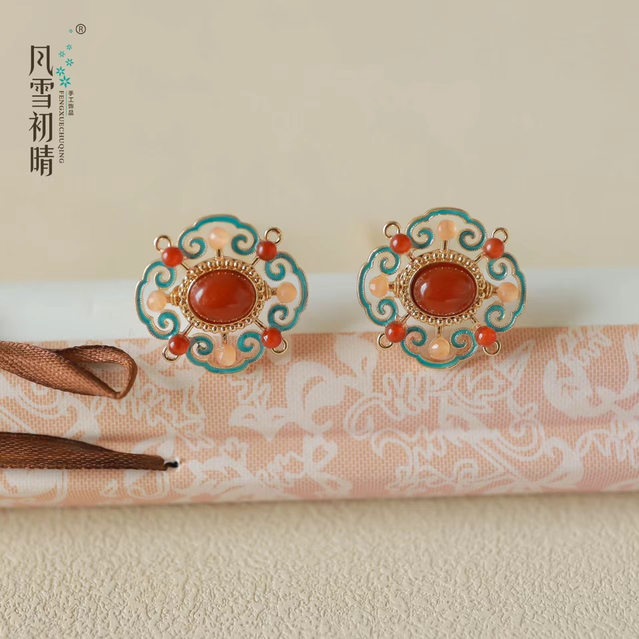 辰小兮悟元发钿/知知发冠发簪原创手工汉服百搭复古国风明制发饰