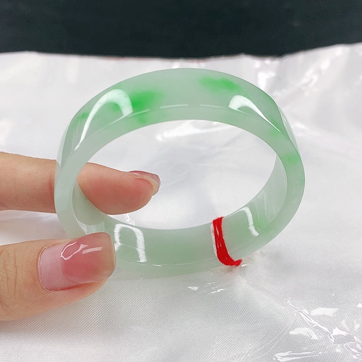 翡翠未镶嵌手镯圈48.6，88016