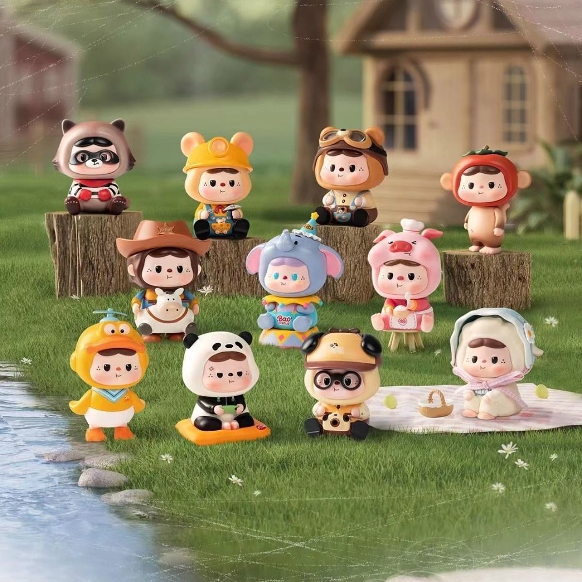 【拆盒】Heyone饱饱时光纪念册系列盲盒手办潮玩礼物摆件