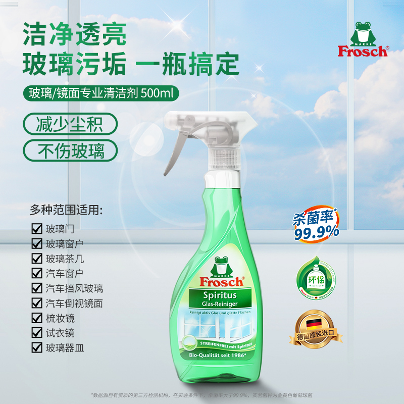 Frosch擦玻璃神器家用擦窗户刮水器保洁专用清洁工具高层窗外清洗